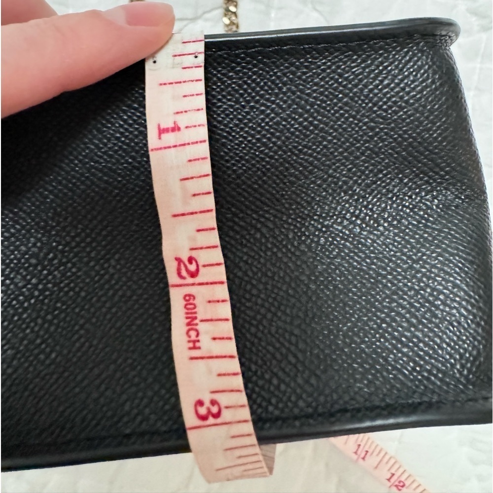 FURLA Bella Chain Crossbody Black In Gold Genuine Leather Bag - Picture 9 of 17